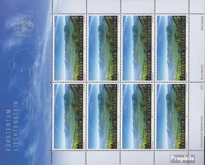Produktbild von Briefmarken Liechtenstein 2007 Mi 1460Klb Kleinbogen (kompl.Ausg.) gestempelt Landschaften