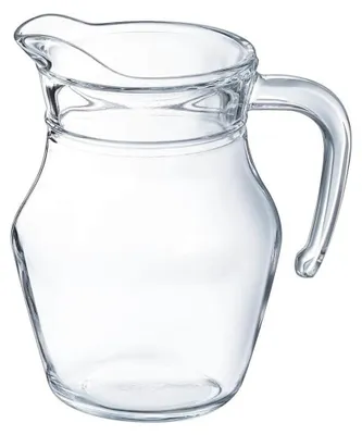 Zdjęcie produktu dla Mini szklana butelka na wodę - przezroczysta - 500 ml