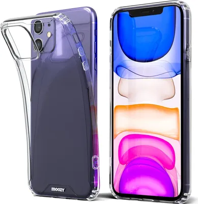 Image de Coque de protection pour Apple iPhone 11, dos en silicone transparent, A2111