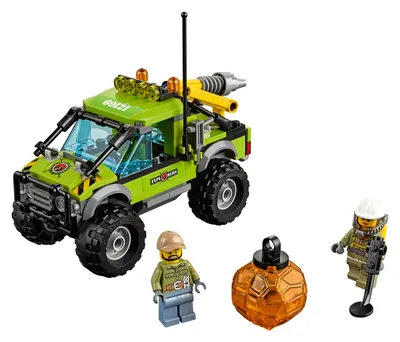 Produktbild von LEGO® City Vulkan-Forschungstruck 60121