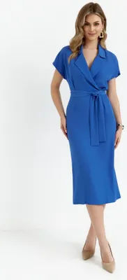 Produktbild von Stylove Midikleid für Frauen Ivoron S363 Blau XL