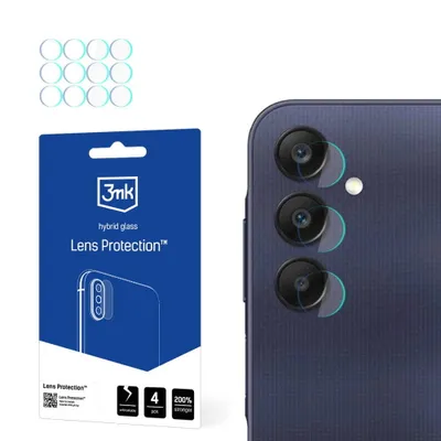 Produktbild von 3mk Hybridglas Lens Protection für Samsung Galaxy A25 5G Kamera Objektiv Kameralinse 0,16mm 6H (4 Stück)