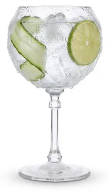 Produktbild von Hendricks Gin Glas 0,5l Design Ballongläser Edle Relief Glaskontur Aperitif