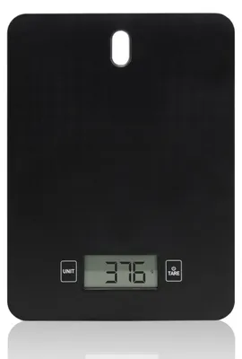 Digitale Küchenwaage – Präzise, Tara, Auto-Off, 1 g, Schwarz