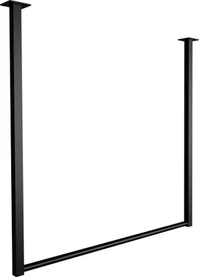 Produktbild von Kleiderstange HLO-CP90 80x80 cm  schwarz
