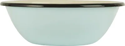 Produktbild von IB Laursen Schale Emaille Blau Schüssel Hellblau 16,5 cm Müslischale Geschirr