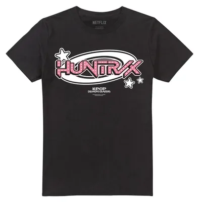 Imagen del producto de Camiseta "Huntrix" para cazadores de demonios de K-Pop, diseño uni, para hombre/mujer, modelo TV42597 (talla L), color