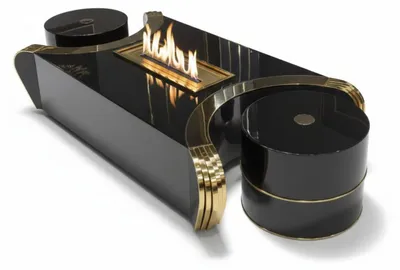 Immagine prodotto di Set moderno per soggiorno: divano a 3 posti di design, mobile TV e tavolino da salotto (3 pezzi)