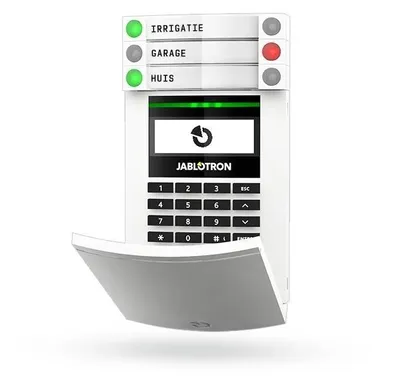 Produktbild von Funkbedienfeld JA-154E mit LCD-Bildschirm, Tastatur und RFID