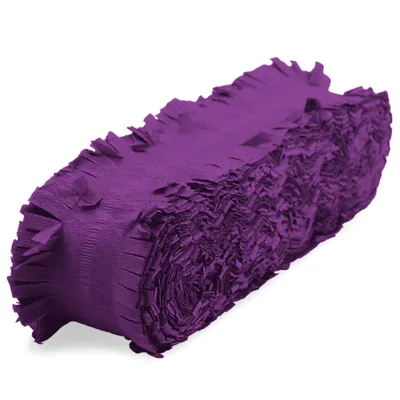 Produktbild von Folat Krepp Drehgirlande lila 24 Meter lang, 9 cm breit, flammenhemmend Party Dekoration