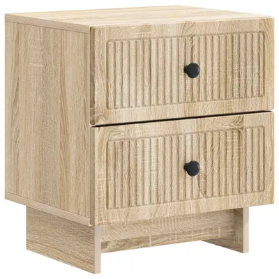 Image de Cabinet de chevet avec tiroir Chêne Sonoma 43 x 34,5 x 47,5 cm