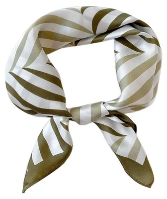 Produktbild von Seidenschal Damen 27,5x27,5 Inch Leichtes Seidentuch Halstuch