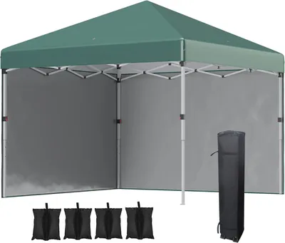 Produktbild von Pavillon – Partyzelt – Gartenpavillon – Gazebo – Faltzelt – 3 x 3 Meter – Wasserabweisend und UV-Schutz 30+