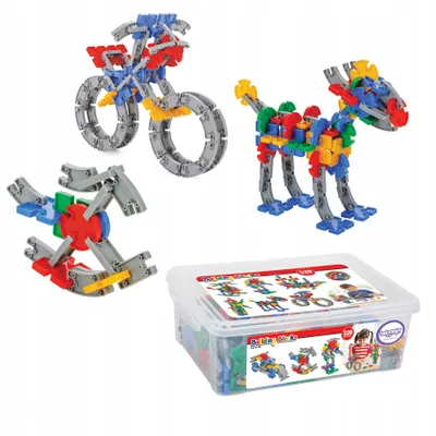 Immagine prodotto di WOOPIE Set di blocchi da costruzione in una scatola da 320 pezzi.