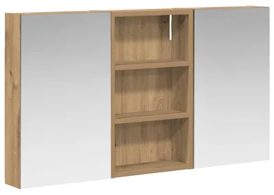 Obrázek produktu pro Sada koupelnových skříněk s policí 3 pcs 90 x 10,5 x 50 cm