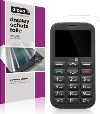 Produktbild von 4x Schutzfolie für Doro 1380 klar Displayschutzfolie Folie Display Schutz dipos