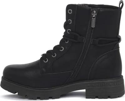 Image de Mustang Veterschoenen Hoog Veterschoenen Hoog - Zwart - Maat 36