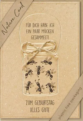 Produktbild von BSB 69-3024-2 Glückwunschkarte Geldgeschenk Nature Card - inkl. Umschlag