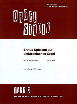 Produktbild von Erstes Spiel auf der E-OrgelBand 3 (Mmttelschwer)