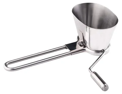 Produktbild von Edelstahl Rotary Mint Mühle Petersilie Cutter Manuelle Gemüse Chopper Reibe Küche Werkzeug