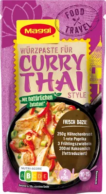 Zdjęcie produktu dla Maggi Würzpaste Curry Thai Style