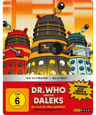 Obrázok produktu pre PLAION 1101641, Film, Blu-ray, Nemčina, Angličtina, Francúzština, 83 min, Dr. Who and the Daleks, Sci-fi