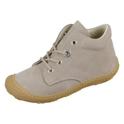 A single child's boot is shown against a white background.