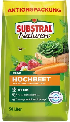 Zdjęcie produktu dla SUBSTRAL® Naturen Gleba do podwyższonych grządek bez torfu i ekologiczna 50 l