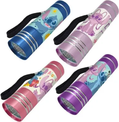 Immagine prodotto di Torcia in alluminio Stitch, 9 cm, LED