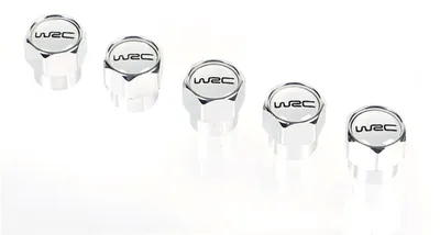 Produktbild von 5x WRC Ventilkappen Reifen-ventilkappen 007372 Aluminium Blisterpack