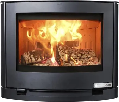 Image de Poêle à Bois Suspendu Aduro 15-3, 6.5 KW, Noir, Bûches 50 cm