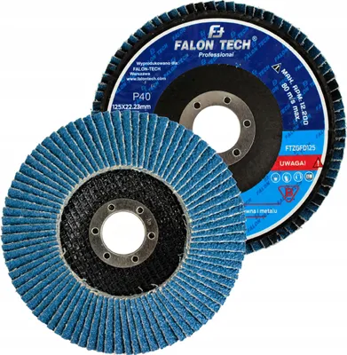 Obrázok produktu pre INOX CIRCON 125mm P40 FALON TECH brúsny kotúč