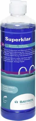 Zdjęcie produktu dla Bayrol Superklar 0,5 Liter Trübungsentferner bei Kartuschenfilter Pool Whirlpool