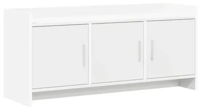 Produktbild von vidaXL TV-Schränk 102 x 33 x 47 cm Weiß Holzwerkstoff