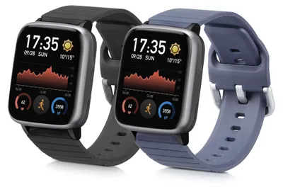 Produktbild von kwmobile 2x Uhrenarmband für Willful Fitnesstracker / Smartwatch Armband - Fitnesstracker Band Set aus TPU Silikon - Ersatzarmband Smartwatch -