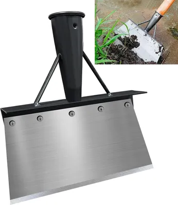 Produktbild von Multifunktionale Outdoor Gartenreinigungs-Schaufel - Unkrautschaufel - Gartenwerkzeug - Flache Schaufel - Unkrautwerkzeug - Gartenhilfe - 24 cm