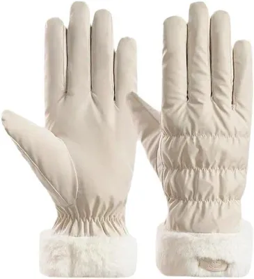 Produktbild von Warme Frauen-Winterhandschuhe – Winddichte Schneehandschuhe für Skifahren, Radfahren, Wandern & Arbeit