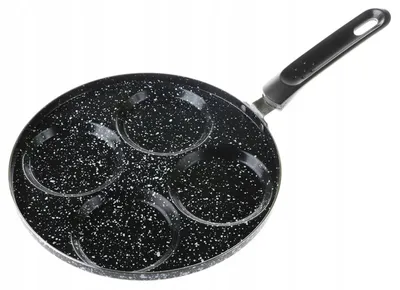 Zdjęcie produktu dla PATELNIA DO JAJEK Sadzonych Granitowa Nieprzywierająca PLACKÓW 24cm 8709