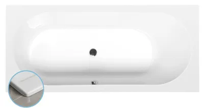 Produktbild von Polysan ASTRA B SLIM Rechteckwanne 165x75x48cm, weiß
