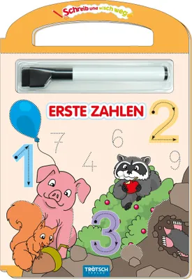 Produktbild von Trötsch Erste Zahlen Schreib und wisch weg mit Stift
