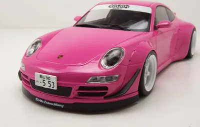 Produktbild von Ixo Models 18CMC167 Porsche 911 RWB 997 rosa 1:18