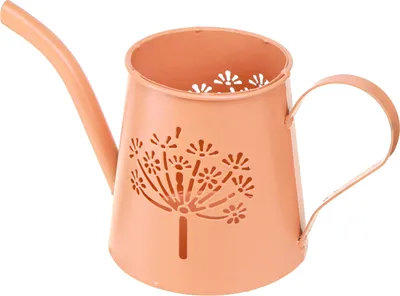 Produktbild von Deko Gießkanne Metall Pusteblumenmuster Teelichthalter Gartendeko Tischdeko, 2 Stück