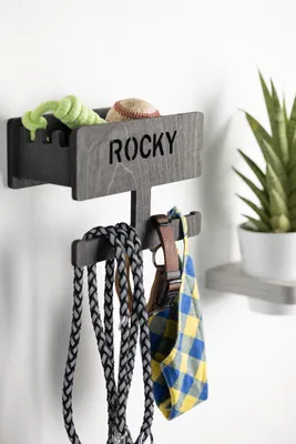 Produktbild von Hundegarderobe - Praktisches Aufhängen von Hundeleinen und Accessoires - Ordentlich und stilvoll für Ihren vierbeinigen Begleiter