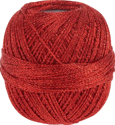 Produktbild von 25g Glitzergarn Gründl Glitzer rot