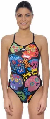 Zdjęcie produktu dla Strój kąpielowy Turbo Halloween Skulls Multicoloured XL Woman Multicoloured XL