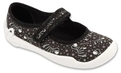Produktbild von Ballerinaschuhe Befado 114Y566 schwarz mit Zebras