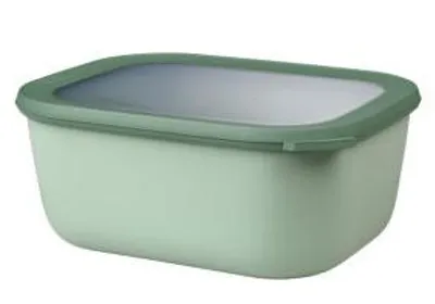 Image de Mepal, lot de 4 bols rectangulaires Cirqula, 3000 ml - Nordic Sage 106261094700