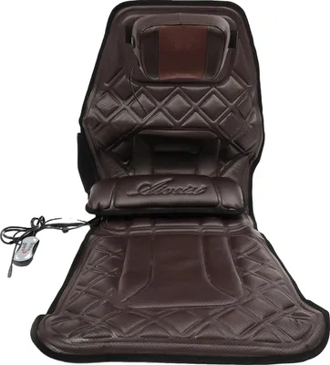 Image de Coussin de massage, vibrations à plusieurs niveaux d'intensité, fonction chauffante, noir