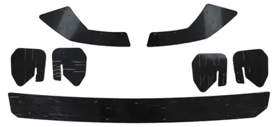 Produktbild von Heckverlängerung Splitter für Diffusor für VW Golf 8 Schrägheck Mk8 MQB 2020+.