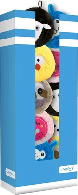 Produktbild von John 9''/230 MM Fluffy Animal Ball, Sortiert - Sortiert, Preis Gilt für 1 Stück